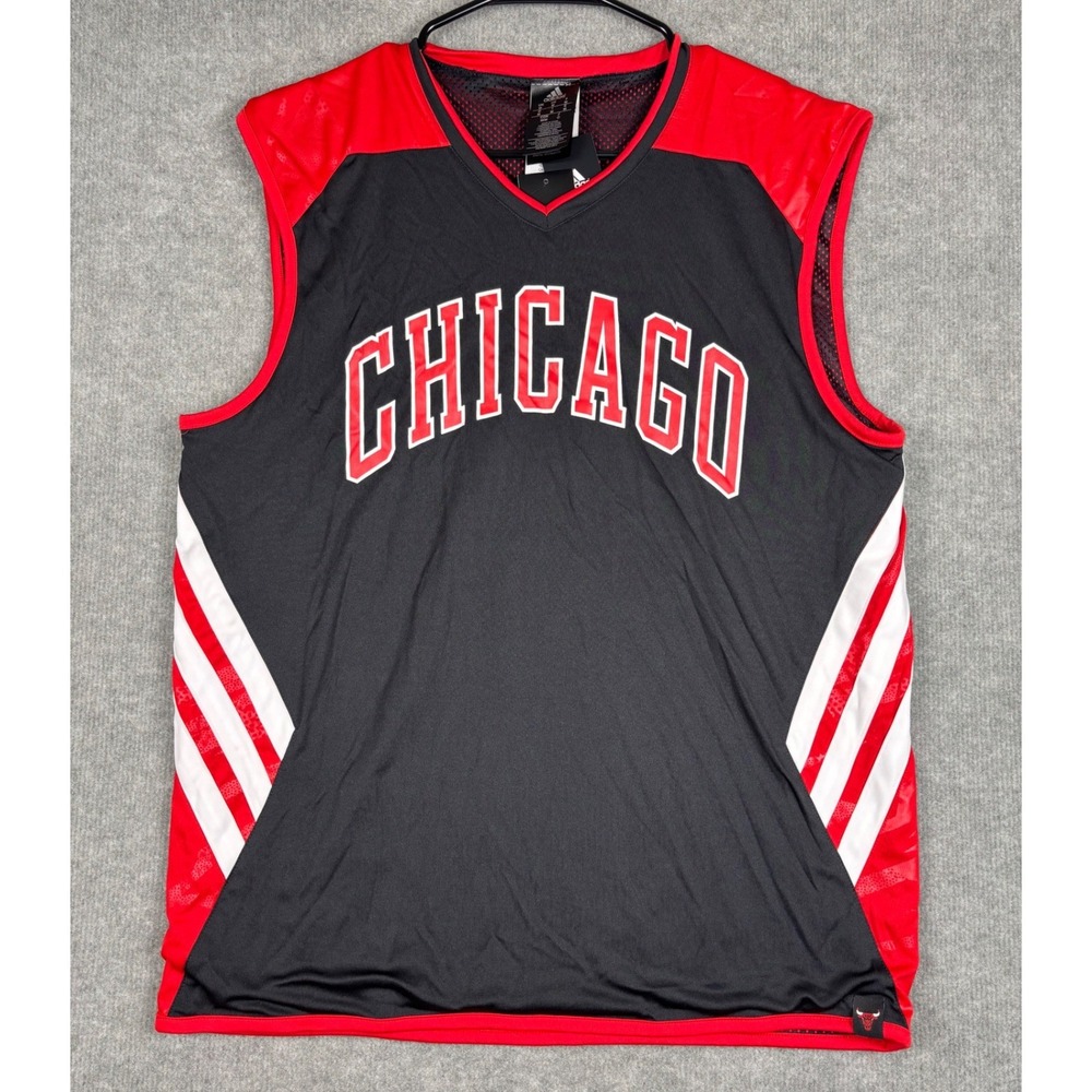 Adidas Chicago Bulls Reversible Basketball Jersey Smr Rn Rev S/L‎ Medium